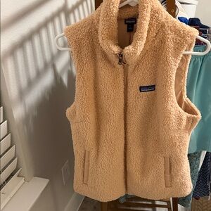 Patagonia Beige Fleece Vest